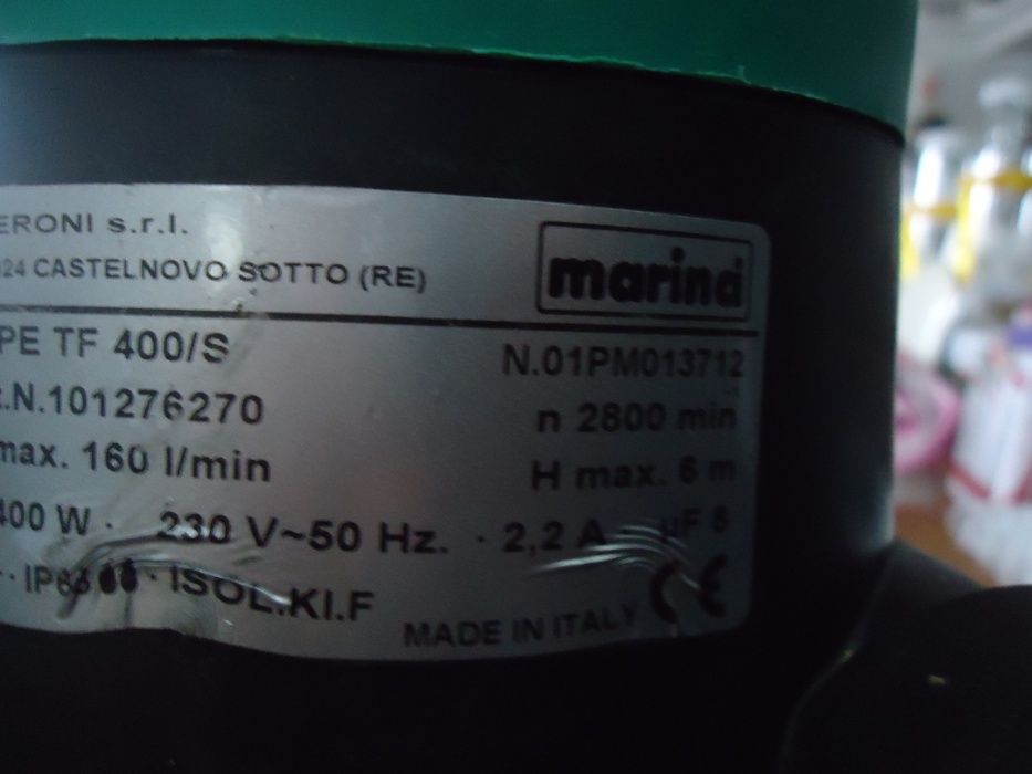 Bomba de água marine