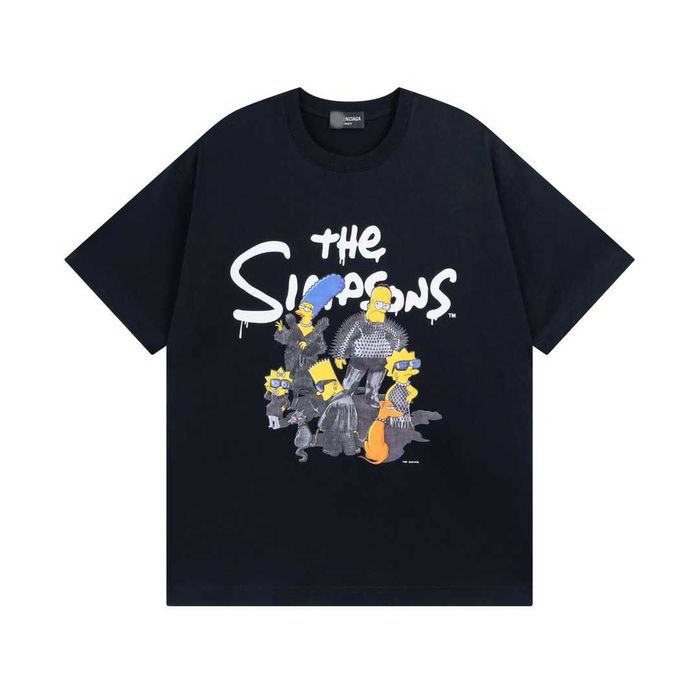 Czarny T-shirt Balenciaga x The Simpsons 5xl