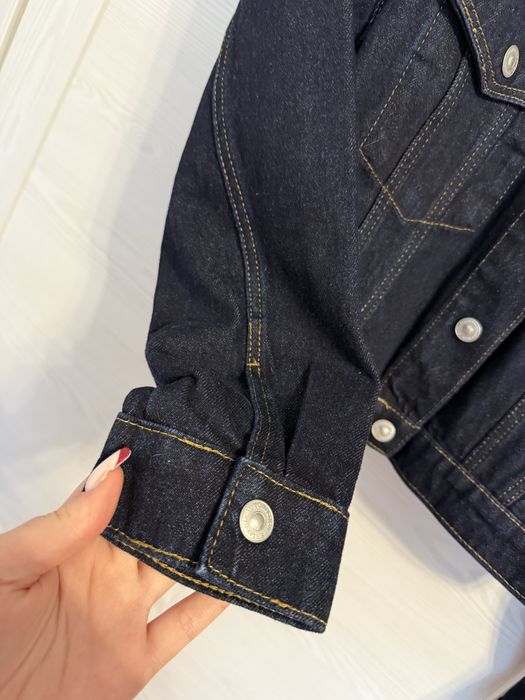 Kurtka damska jeansowa sinsay z kożuchem katana krotkq