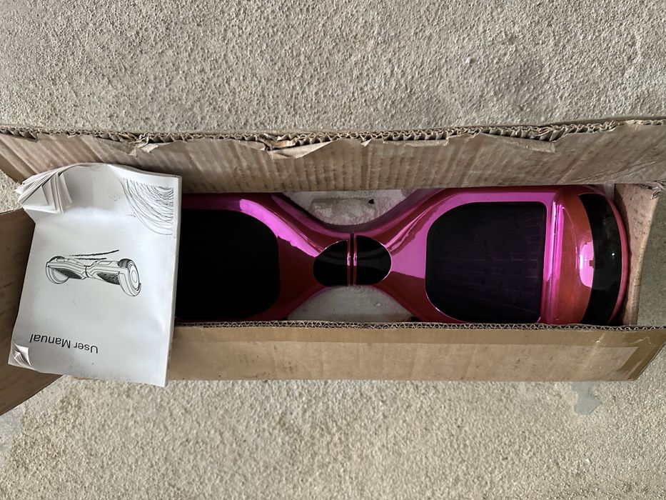 Hoverboard  rosa de crianca