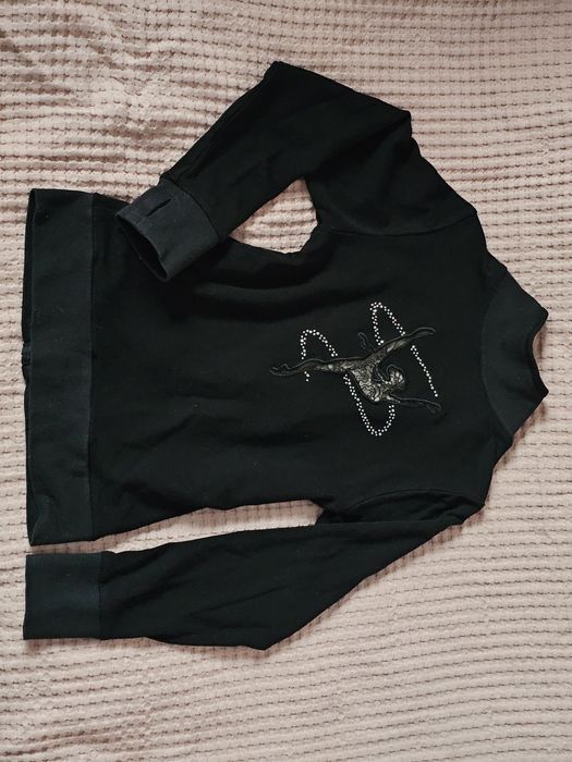 Bluza gimnastyka artystyczna Merino Sport rozm. 140