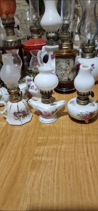 Lampa naftowa zabytkowa