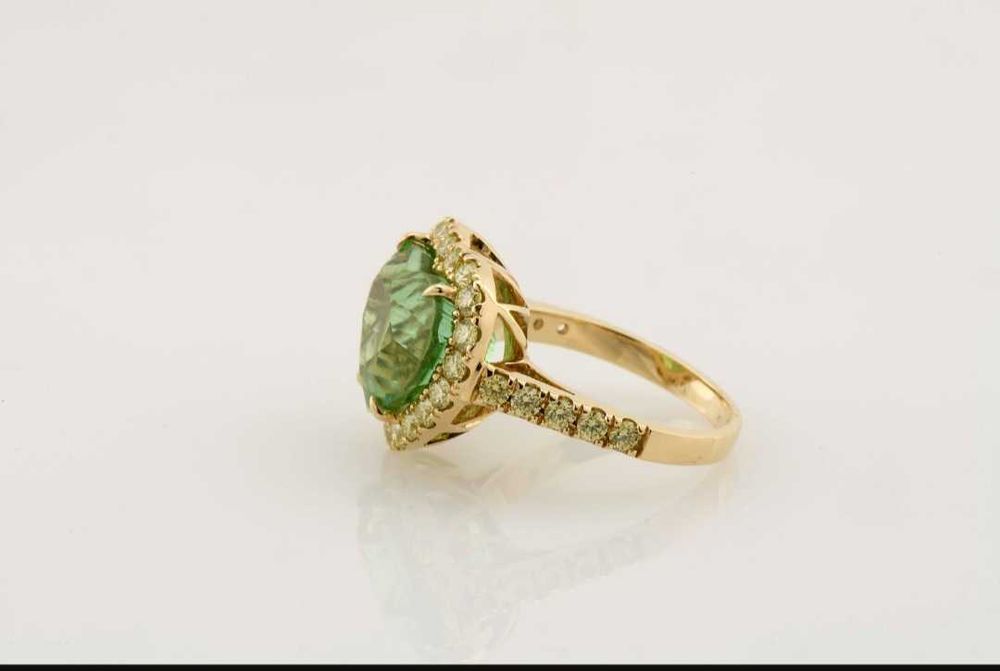 Anel Ouro e Pedra Paraiba