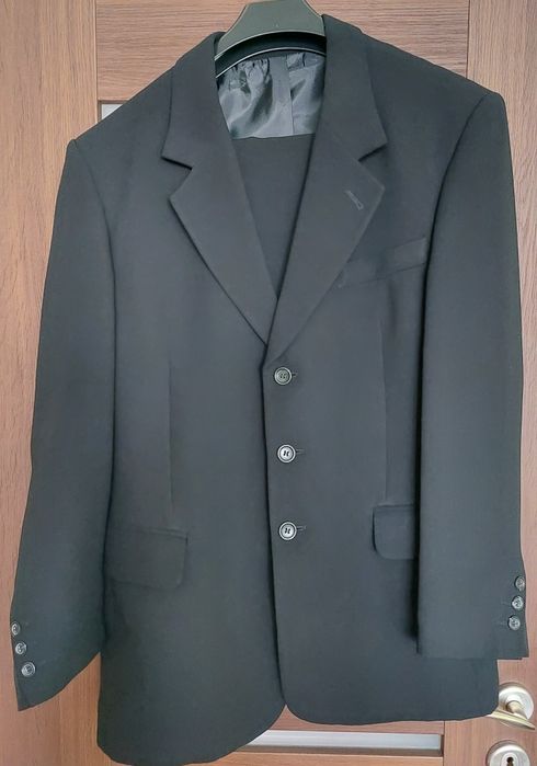 Garnitur męski czarny