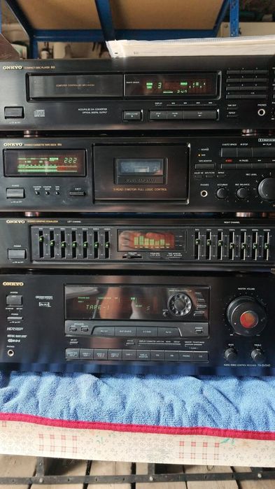 Wieża Onkyo + Kolumny B&W