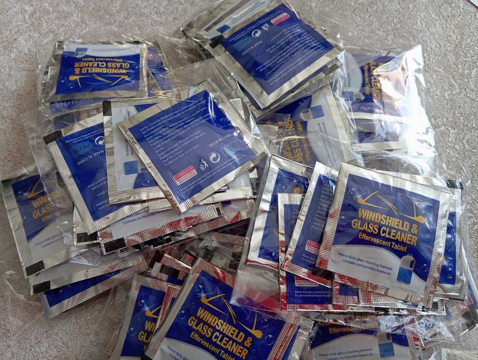 Розчинна таблетка для умивайки авто