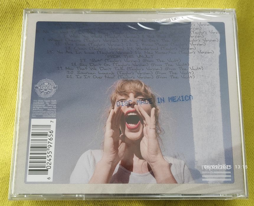 Taylor Swift - 1989 CD Crystal Skies Blue Edition