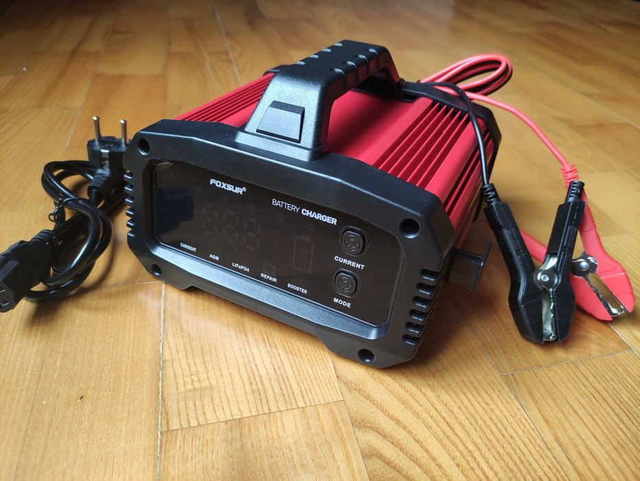Зарядное бустер 25А, 20А, 15А устройство FOXSUR, НТRC, 12в/24в LiFePo4