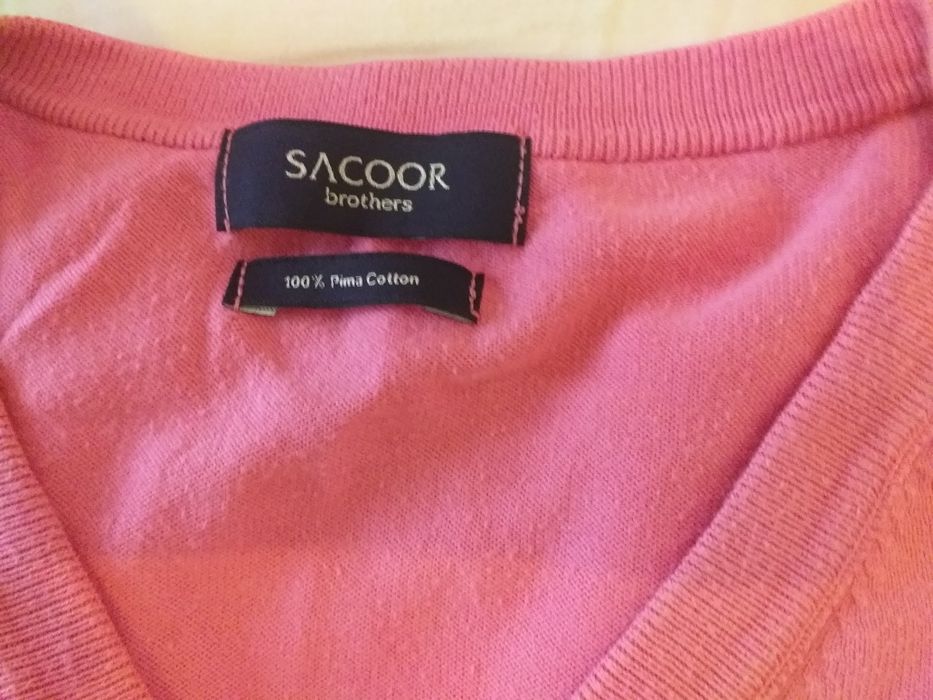 Camisola / Pulover decote v algodão SACOOR - M