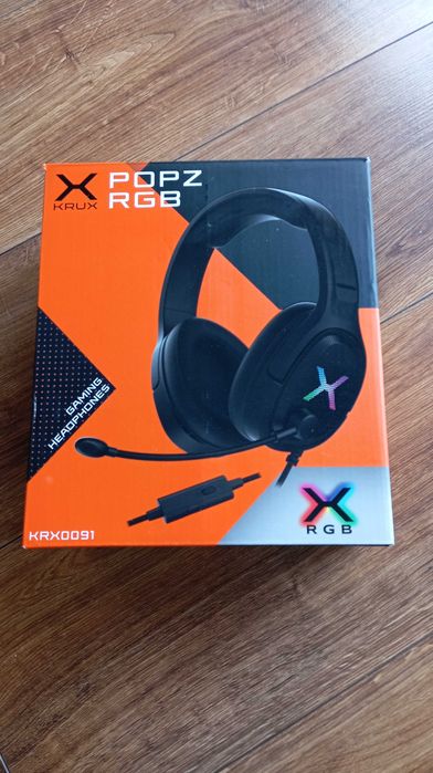 Słuchawki Gamingowe KRUX POPZ RGB