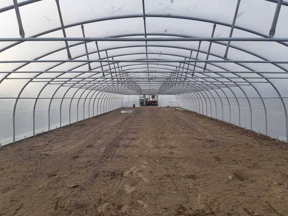 Tunel foliowy, 10,5 x 32 m. tunele foliowe rura fi 57/2,6.