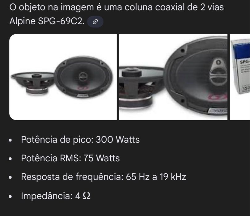 Colunas ovais alpine