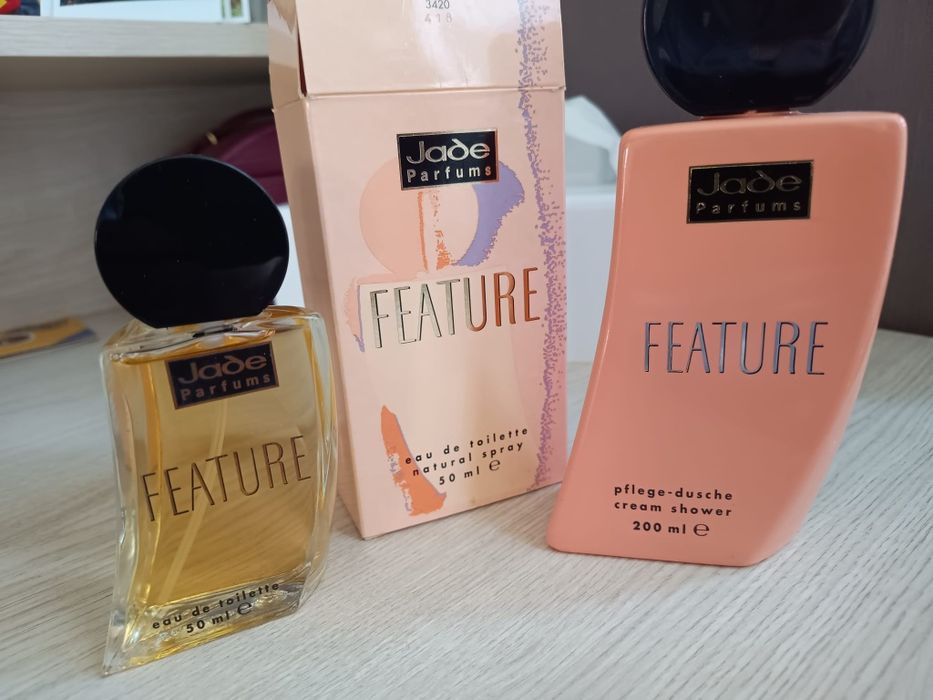 JADE FEATURE EDT 50ml+200ml dusche cream.NOWY