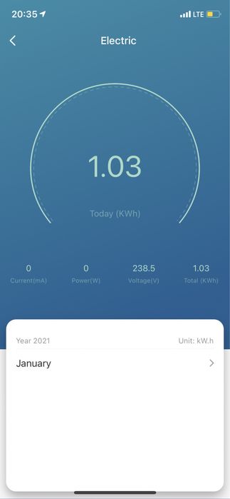 Топовая умная вай фай Wi-Fi розетка с енергометром White 16A