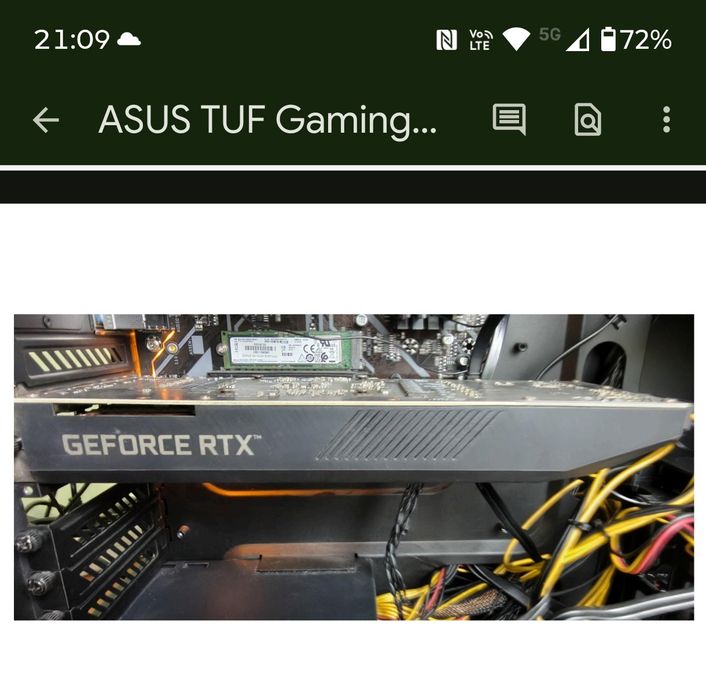 ASUS TUF Gaming GeForce RTX 3070 8GB GDDR6 – stan bardzo dobry,
przetestowana