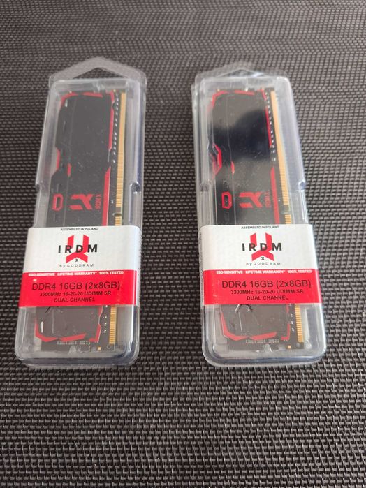 RAM DDR4 Goodram IrdmX 32GB (4x8GB) 3200Mhz/CL16 , NOWY,Gwarancja