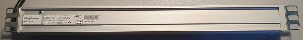 Listwa zasilająca Apranet RACK 1U 9xSchuko - poleasingowa