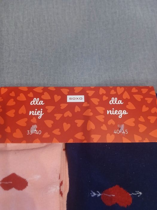 Nowe skarpetki dla niej i dla niego