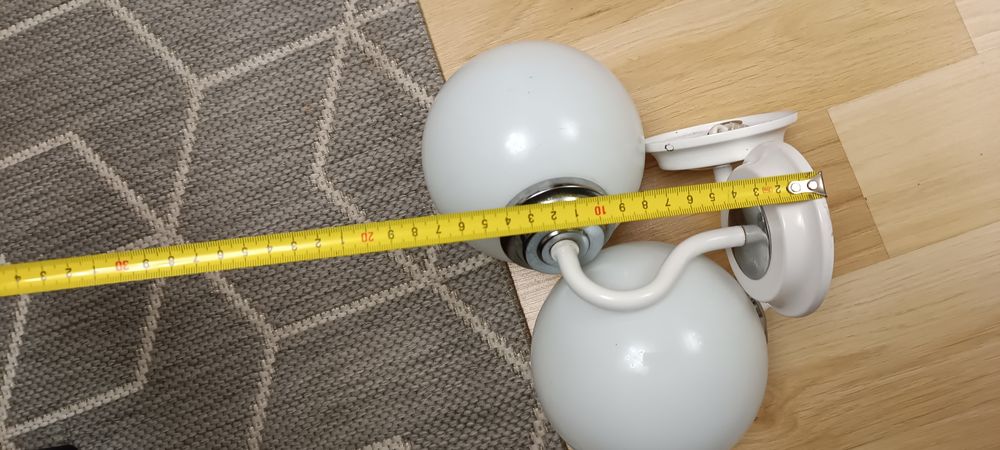 Kinkiety kule szklane