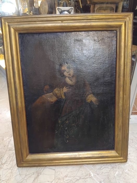 Pintura oleo sobre tela  escola portuguesa  séc XVIll
