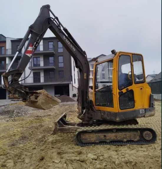 Оренда/послуги міні-екскаватора Volvo EC35