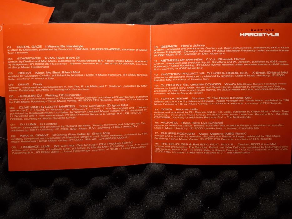 Max B. Grant – Original Hardstyle - Part 002 (CD, 2003)