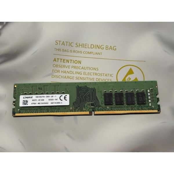 Kingston KTP9W1-MIE DIMM PC4-2666V-UB1-11 16GB 2666MHz DDR4 não ECC CL19 2Rx8 TCUSEDMEMKTP9W1