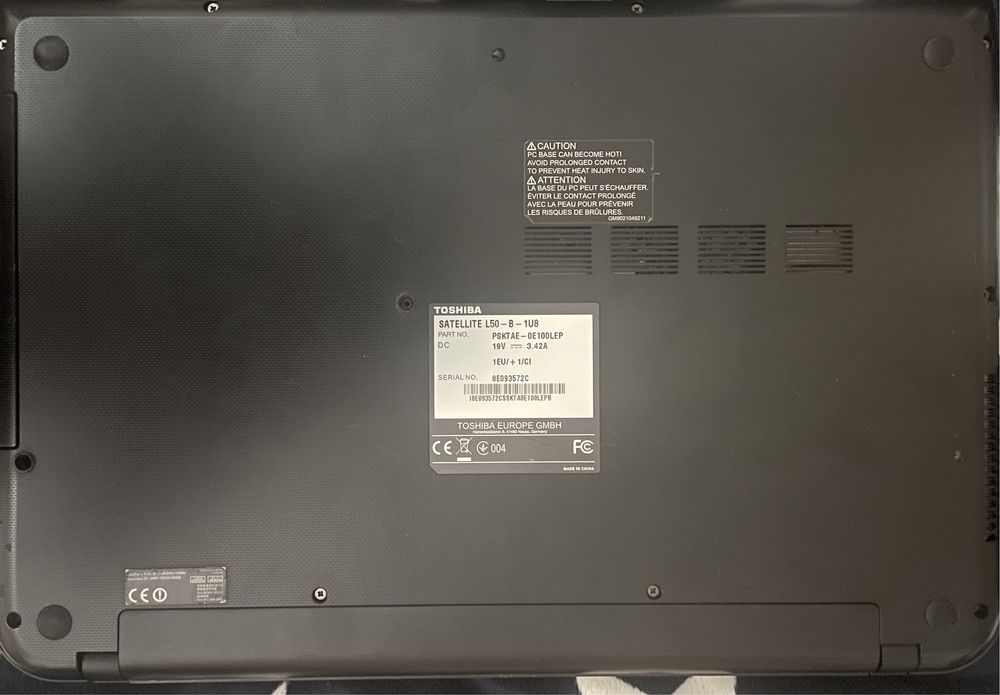 Toshiba Satellite L50-B - Core i5