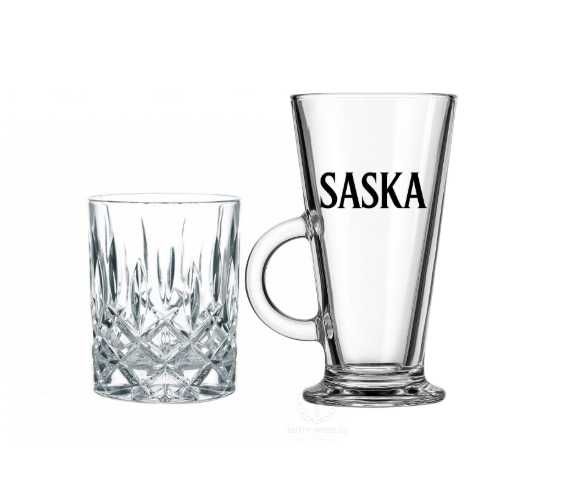 Zestaw szkła do alkoholu - SASKA + do whisky
