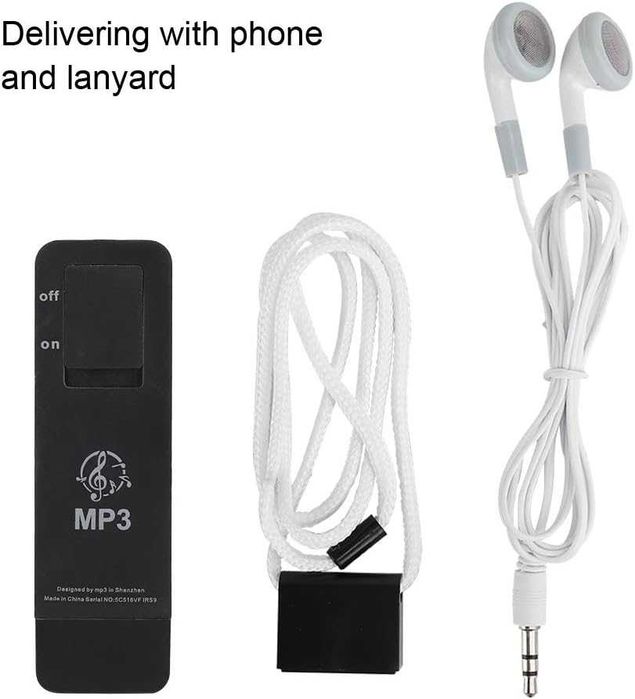 Annadue Przenośny mini Odtwarzacz MP3 WMA USB SD do 32Gb + słuchawki