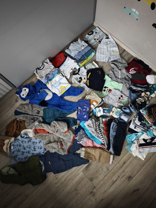Wyprawka dla chłopca - paka ubrań 56/62