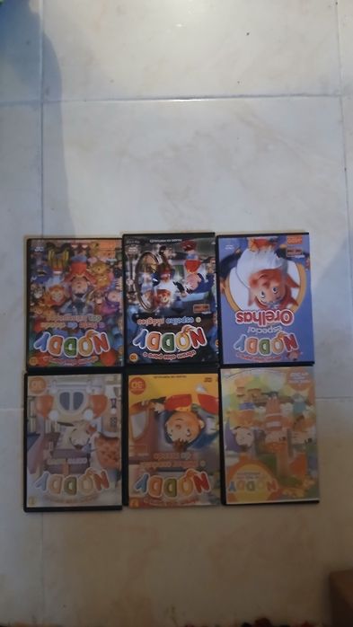 Lote de 6 DVD do noddy.