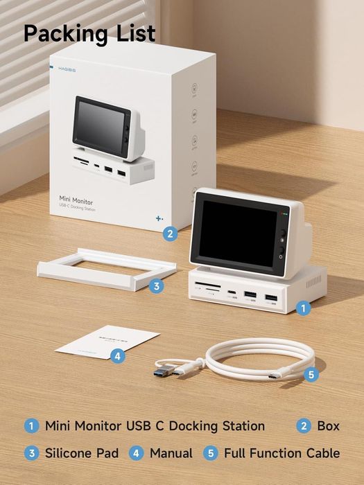 HIT!!! Stacja dokująca HUB Mini monitor dla Apple Mac Mini MacBook
