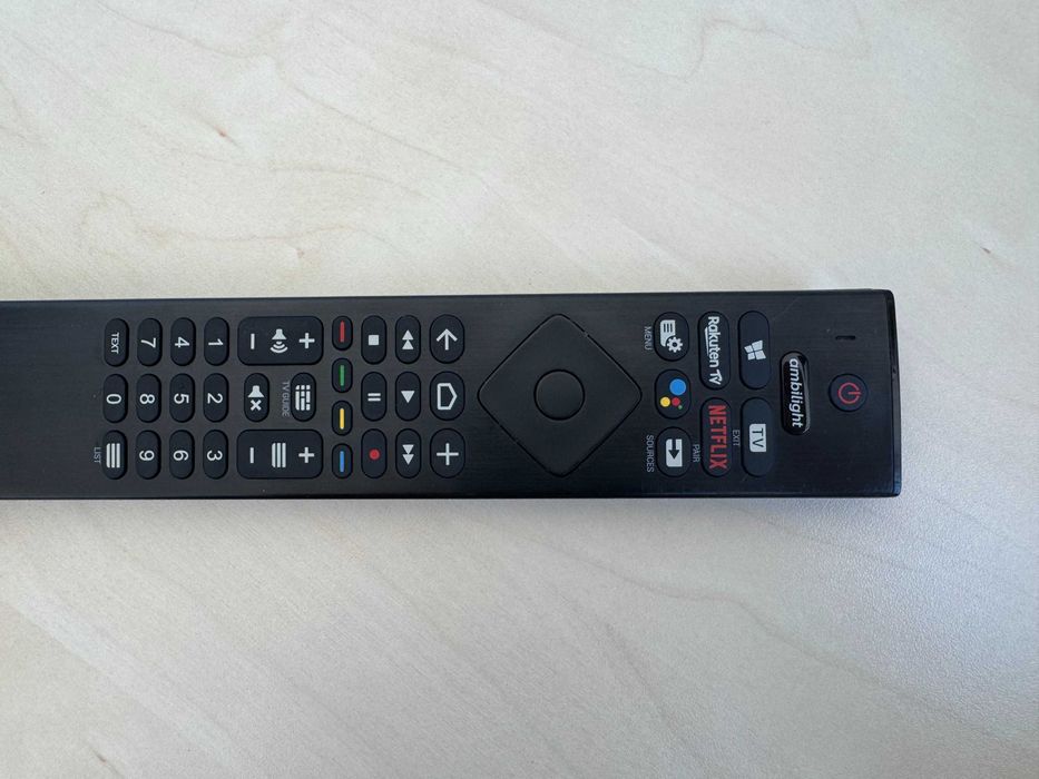 Оригінальний пульт Philips RC4284501/01R з голосовим пошуком та Ambilight