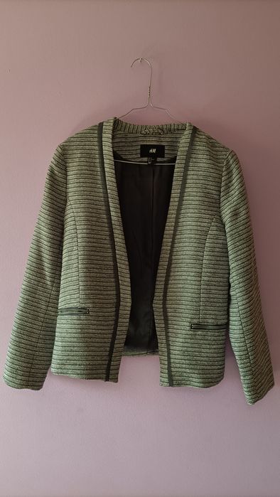 H&M Striped Blazer