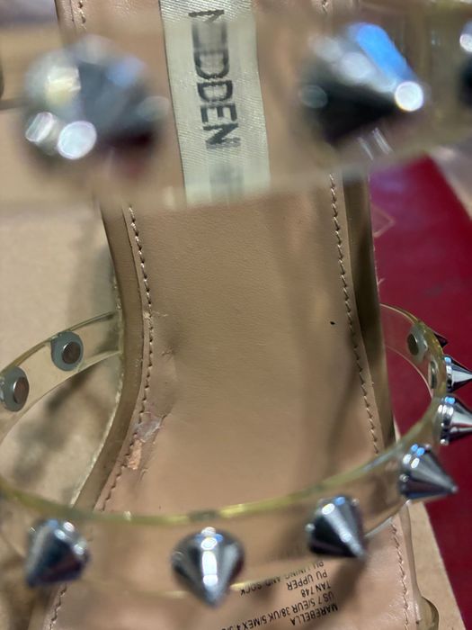 Sandałki koturna ćwieki Steve Madden
