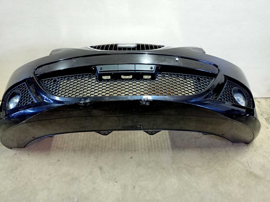 Seat Leon 2 II zderzak przód przedni kolor czarny kompletny oryginał