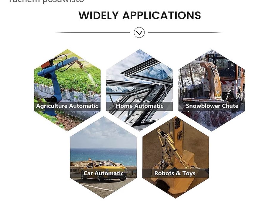 Siłownik liniowy tłokowy, elektryczny siłownik liniowy 12 V