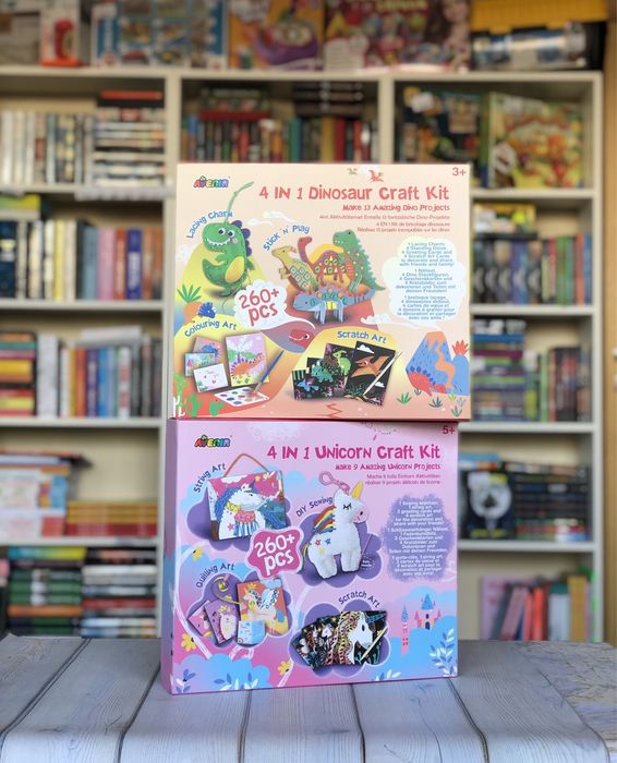 Набір для творчості 3+ 5+ Єдинороги Динозаври Avenir