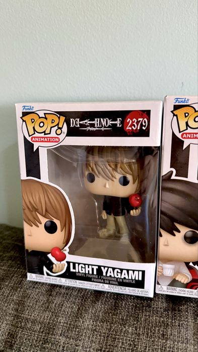 Funko Pops Death Note Light Yagami & L