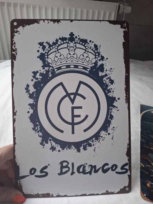Plakat blacha Real Madryt  PSG Football