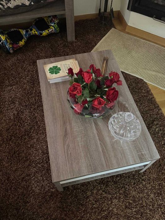 Sala de estar e jantar semi-nova