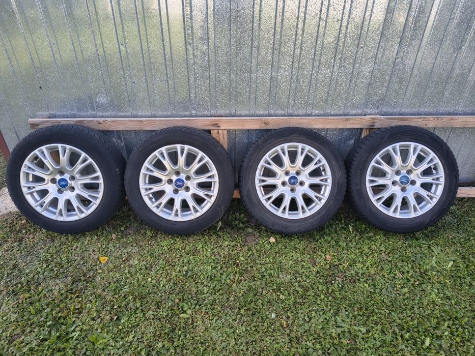 Koła aluminiowe 16" 5x108 Ford Focus Mondeo C-Max Kuga + opony zimowe