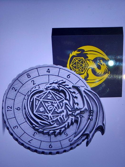 Металевий спіннер-ролер для гральних кісток