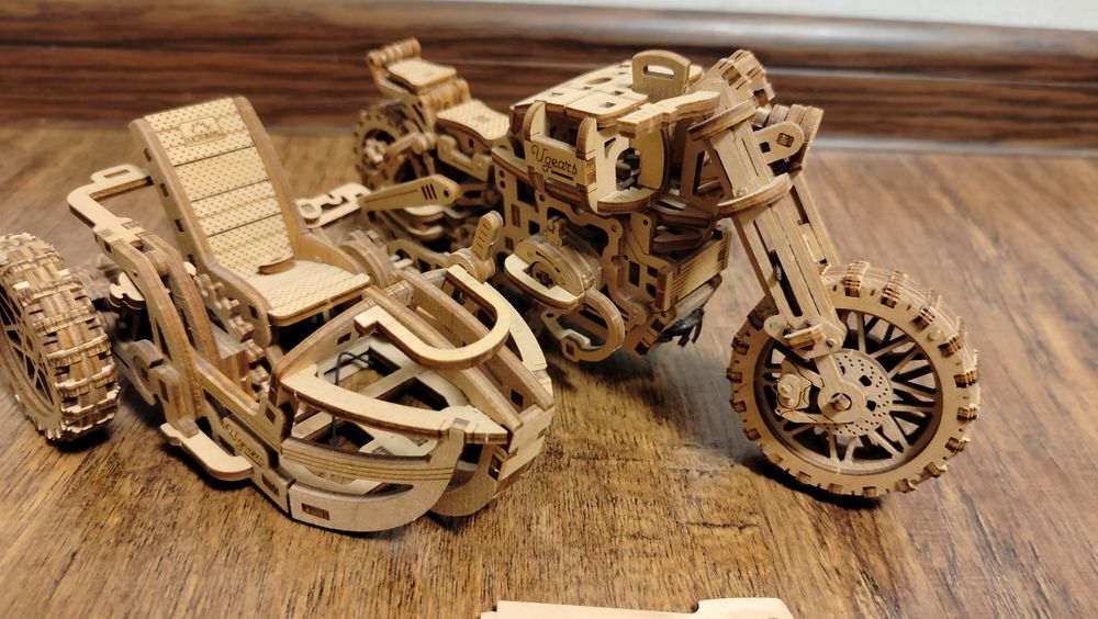 Конструктор Ugears 3d дерев'яний Мотоцикл