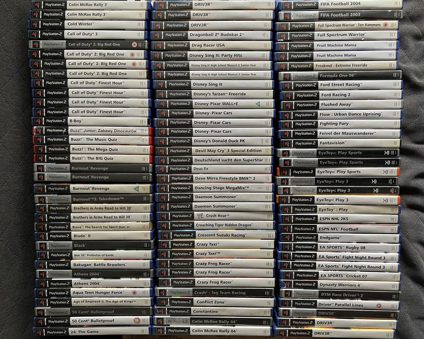 Gry na konsolę Playstation 2 PS2 Duży wybór