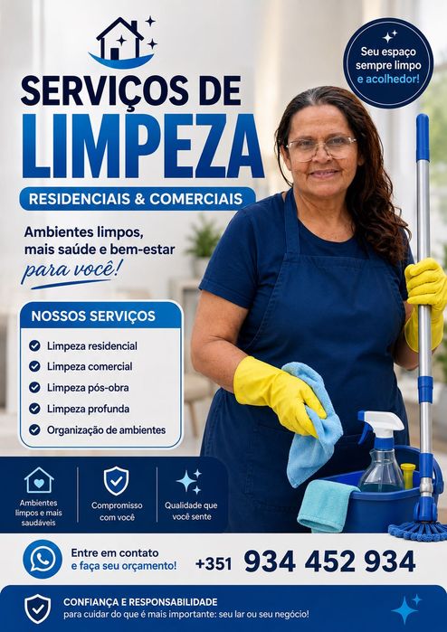 Serviço de limpeza EXCELENTE