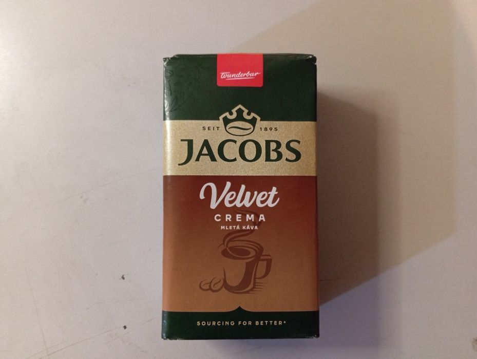 Kawa mielona Jacobs Velvet Crema 250g 10 opakowań