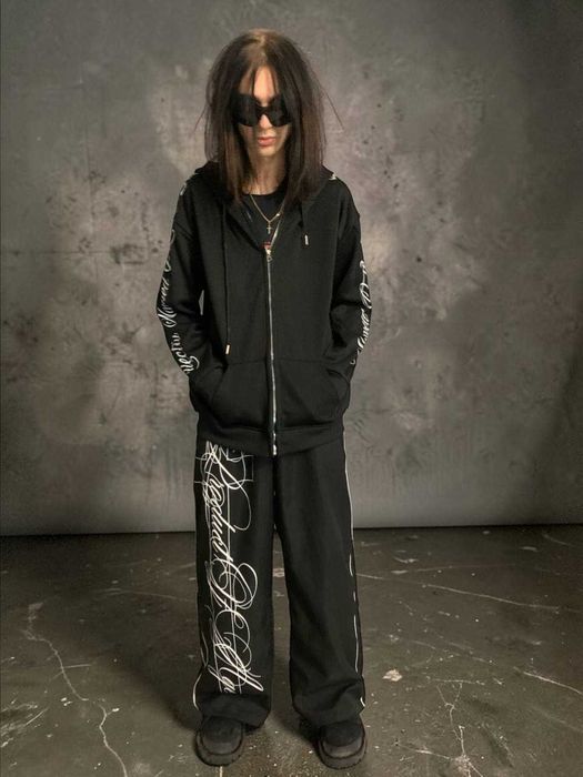 Зип-худи CALLIGRAPHICAL - zip-hoodie | archive, opium, архив, худи