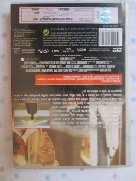 DVD A Mulher do Astronauta. Charlize Theron, Clea DuVall, Johnny Depp